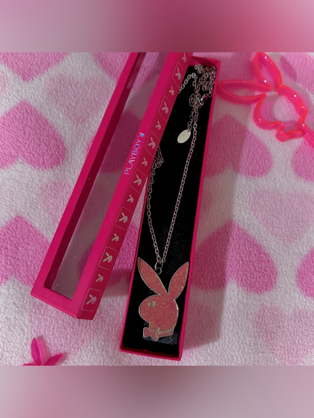 Playboy Y2K bunny necklace